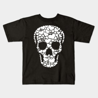 Skull with Hearts Kids T-Shirt